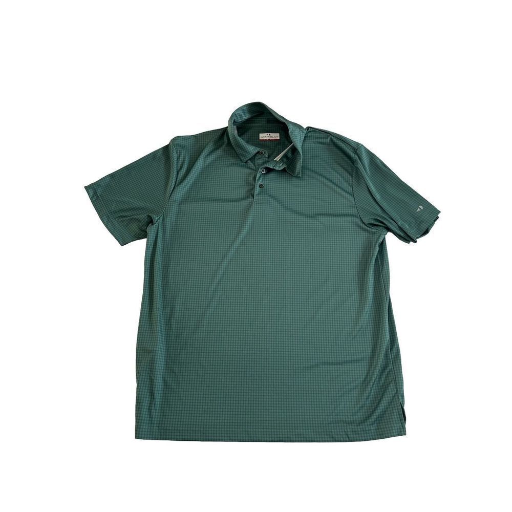 Grand Slam‎ Performance Polo XL Polo Green And Black Check